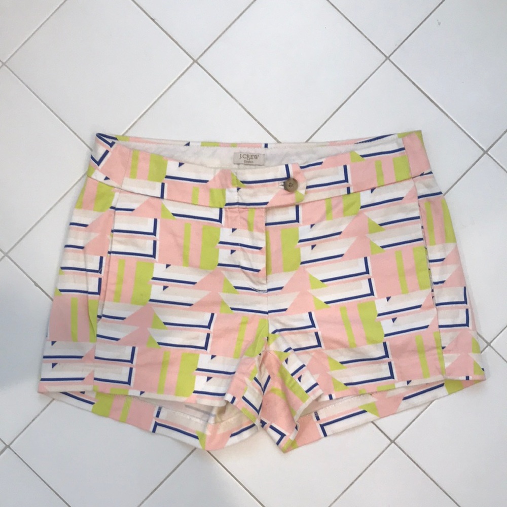 J. Crew Print Shorts w Pockets 00